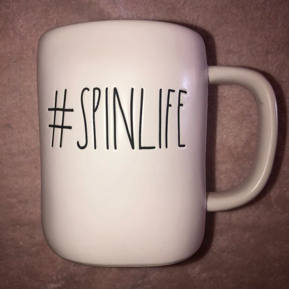 𝅺nwot Rae Dunn #Spinlife Coffee Mug
